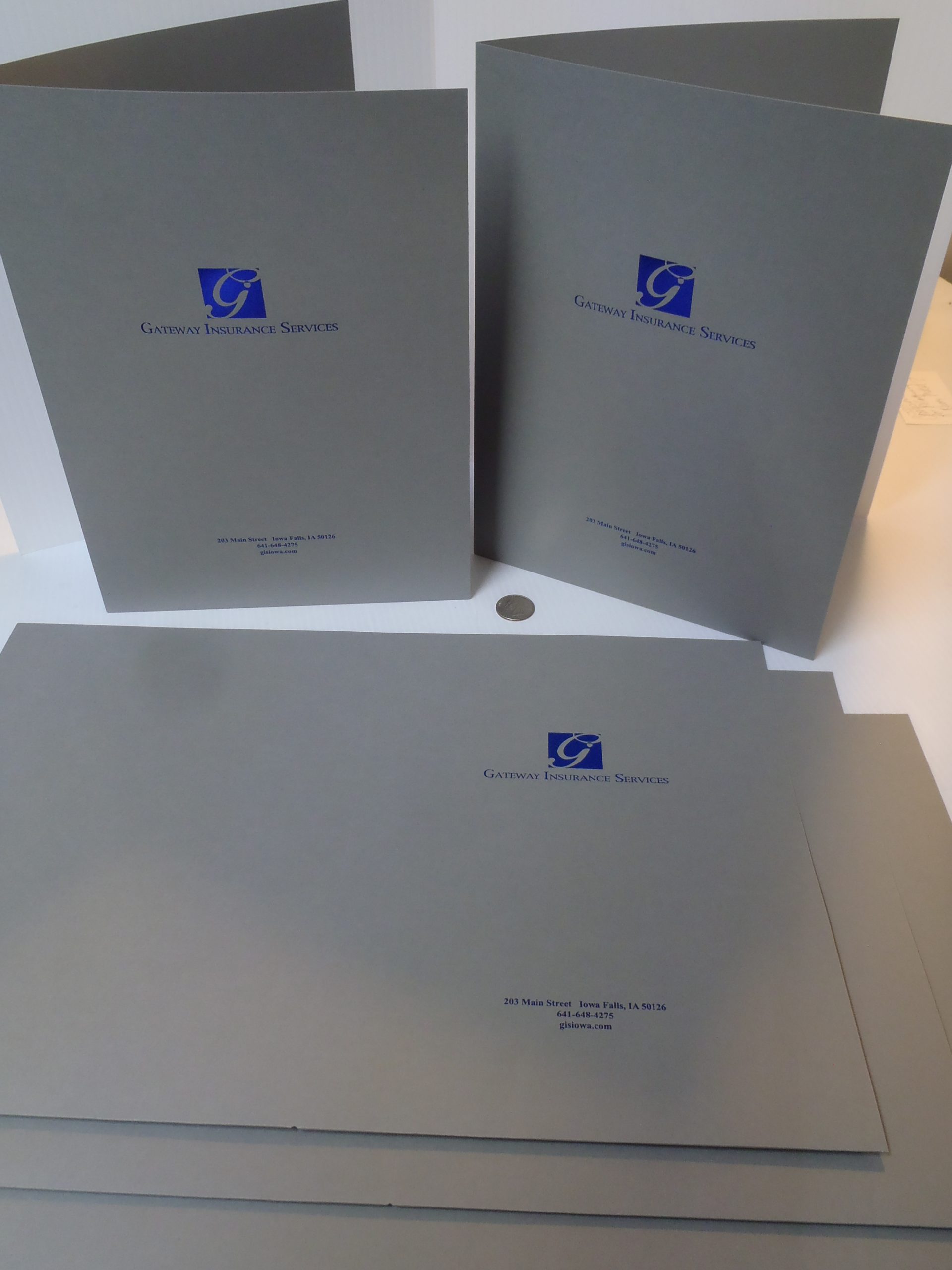 Gateway Insurance folders Graphics Plus